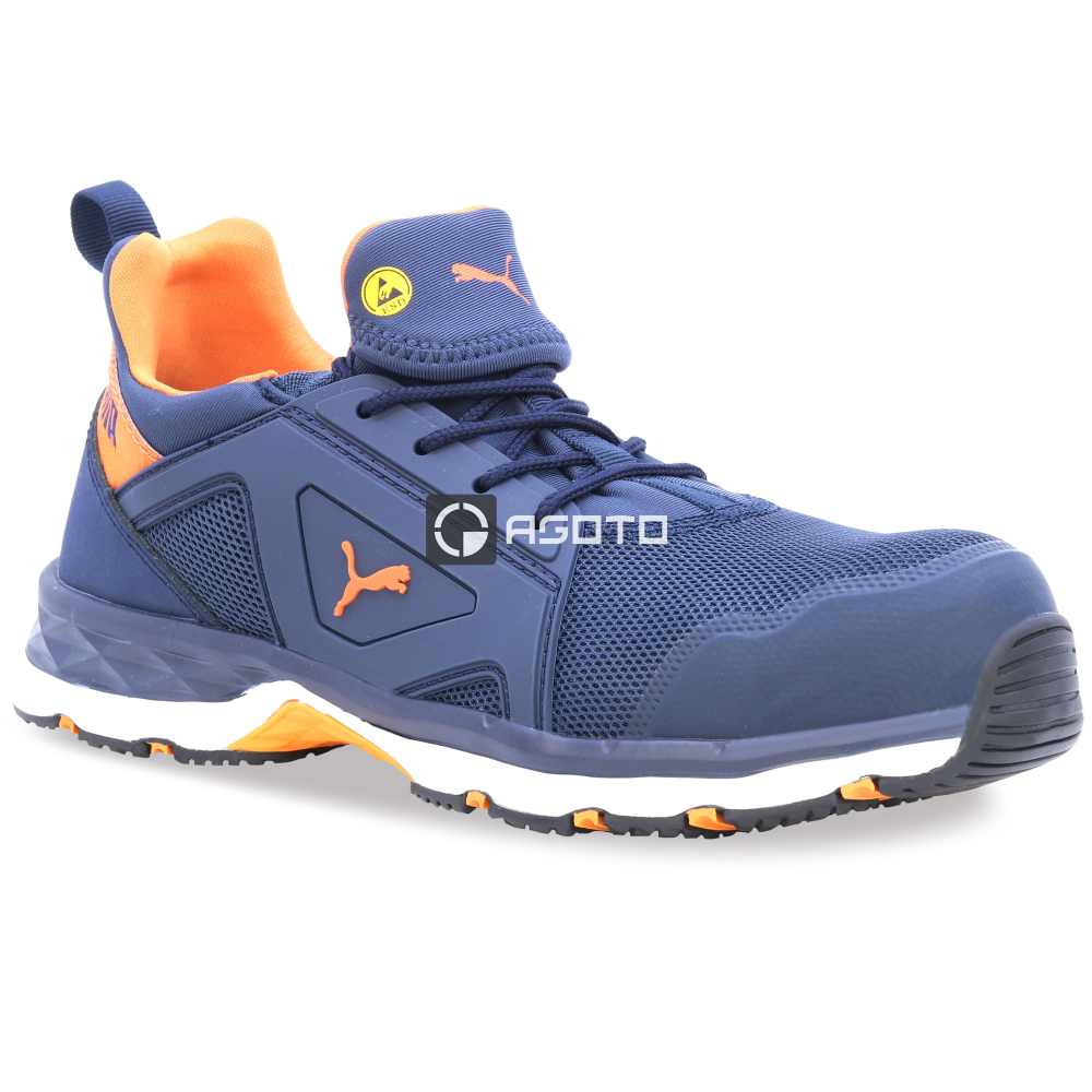 szczegóły Buty robocze PUMA Chase S1P blue/orange low